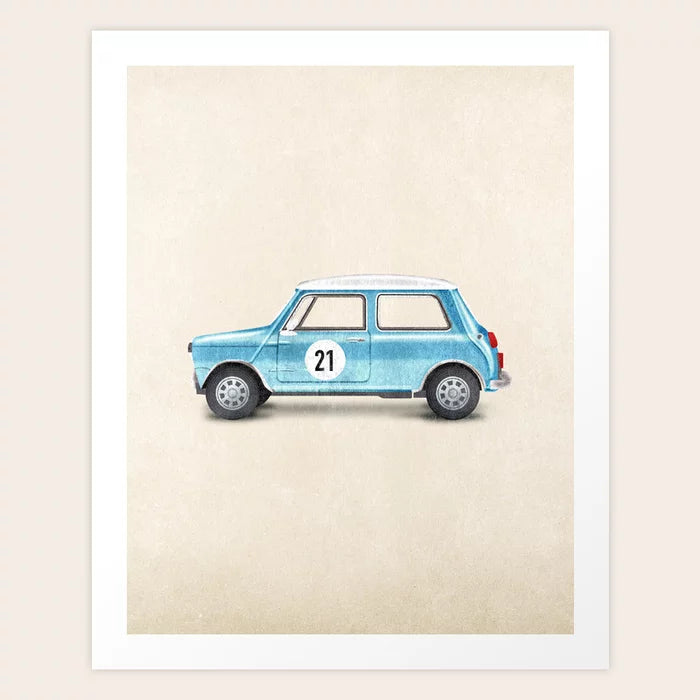 Mini Cooper Classic Vehicle Art Print