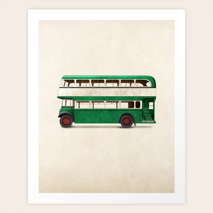 Bus Classic Vehicle Art Print