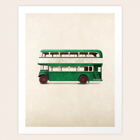 Bus Classic Vehicle Art Print