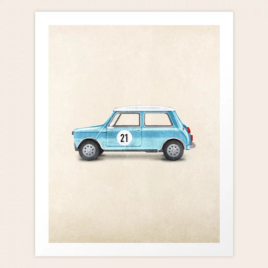 Mini Cooper Classic Vehicle Art Print